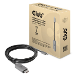 CLUB3D USB Gen2 Type-C to HDMI 4K120Hz 8K60Hz HDR10 with DSC1.2 Active Cable M/M 3m / 9.84ft