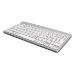 R-Go Tools Ergonomic keyboard R-Go Compact Break, compact keyboard with break software, QWERTY (PT), Bluetooth, white