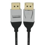 Kordz K25043-0100-CH DisplayPort cable 1 m Black, Grey