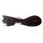 X-Rite SD33-08 electriciteitssnoer Zwart