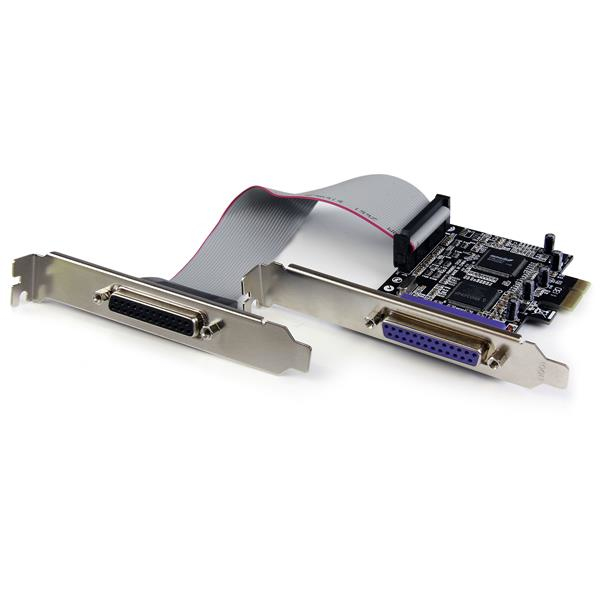 Image of StarTech.com 2 Port PCI Express / PCI-e Parallel Adapter Card –...
