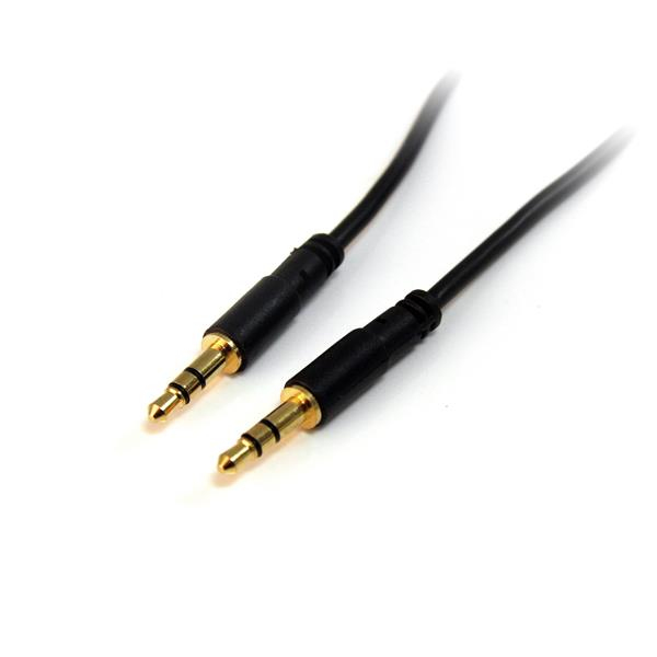 Image of StarTech.com 10 ft Slim 3.5mm Stereo Audio Cable - M/M