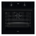 AEG 3000 Series Electric Single Oven - Black