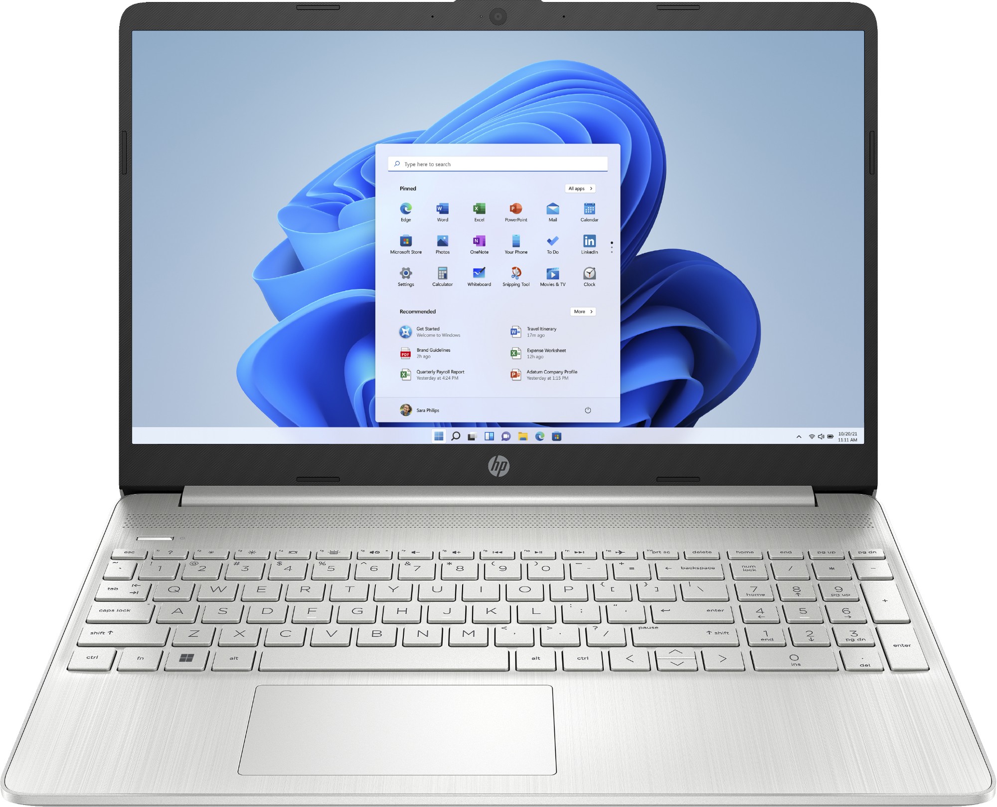 Photos - Laptop HP 15s-fq2050na Intel® Core™ i3 i3-1115G4  39.6 cm  893F8EA#A (15.6")