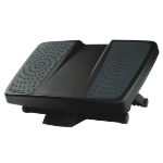 Fellowes Foot Rest Under Desk - Professional Series Ultimate Foot Support Ergonomic Foot Rest with 3 Height Adjustments & Massage Surface - Foot Rest Stool for Office & Home - Black