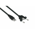 Kabelmeister UK20P-AEA-020S USB-kabel USB 2.0 2 m USB A Zwart