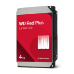 QNAP WD, HDD, Red Plus, SATA III, 3.5-inch, 4TB, WD40EFPX internal hard drive 5400 RPM 256 MB 3.5" Serial ATA III