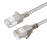 Microconnect V-FTP6A075-SLIM networking cable Grey 7.5 m Cat6a U/FTP (STP)