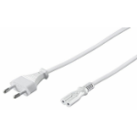 Microconnect PE030720W power cable White 2 m Power plug type C C7 coupler
