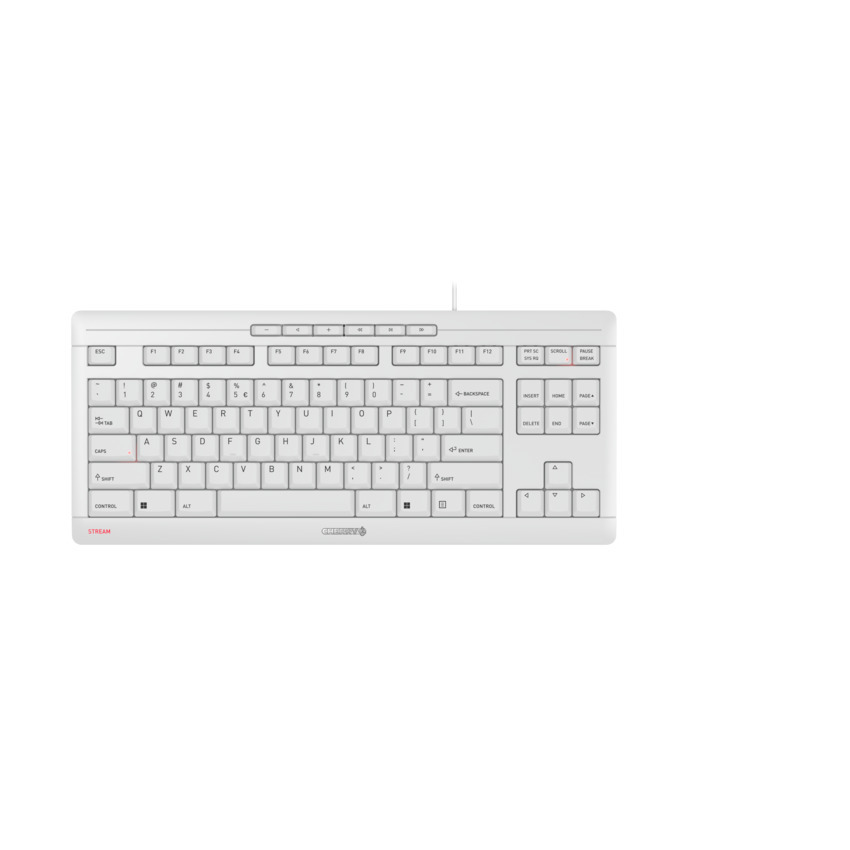 Image of CHERRY STREAM TKL keyboard USB QWERTY English White