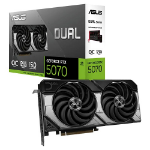 ASUS nVidia GeForce DUAL-RTX5070-O12G 12GB GDDR7 OC Edition, 2542MHz Boost Clock, RAM 28Gbps, 1000 AI TOPs, Digital Max Resolution 7680 x 4320