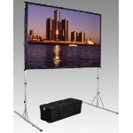 Da-Lite Fast-Fold Deluxe Screen System 86" x 116" projection screen 4:3