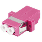 Lanberg FA-LCUP-MD41-0001-VT fibre optic adapter LC 1 pc(s) Purple, White
