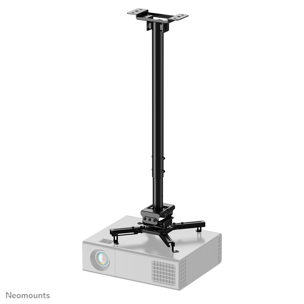 Neomounts Cl25-550Bl1 Beamer Ceiling Mount - H 74.5-114.5 Cm - Easy-In