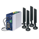 PLANET Industrial 5G NR Cellular Gateway with 4-Port 10/100/1000T 802.3at PoE+ gateway/controller