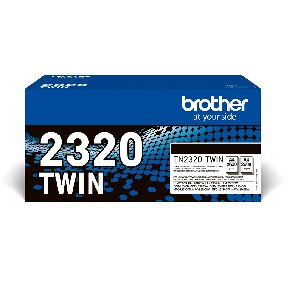 Image of Brother TN-2320TWIN Toner-kit twin pack, 2x5.2K pages ISO/IEC...