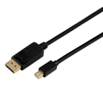 Axiom MDPMDPM06K-AX DisplayPort cable 70.9" (1.8 m) Mini DisplayPort Black