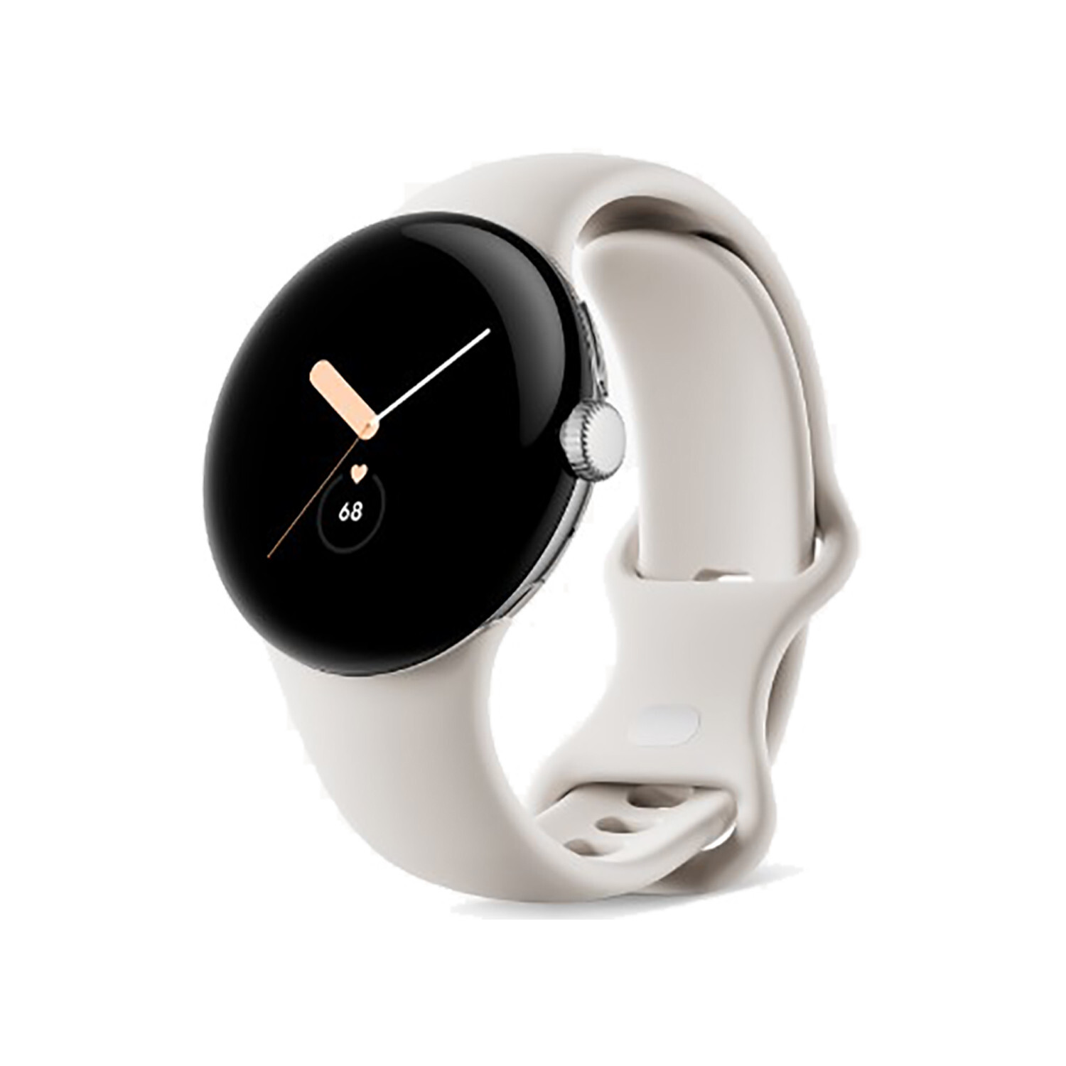 Google Pixel Watch 1 41mm Silver Aluminium Case with Chalk Strap 4G Sm