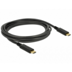 DeLOCK 83668 USB cable 2 m USB 3.2 Gen 1 (3.1 Gen 1) USB C Black