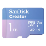 SanDisk Creator 1 TB MicroSDXC UHS-I Class 10