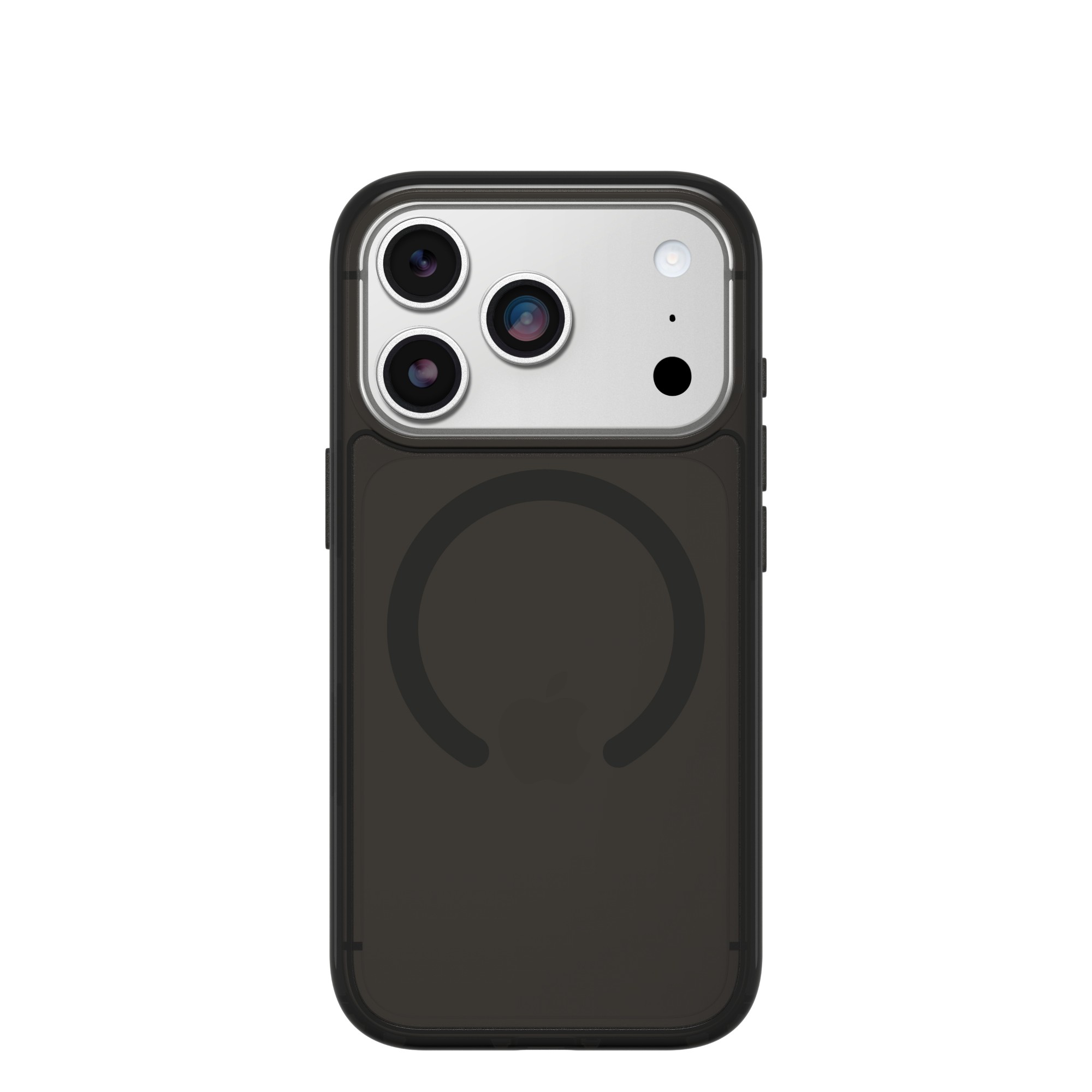 OtterBox Symmetry Clear MagSafe Series for Apple iPhone 17 Pro, Black Mist, black - No Retail Packaging