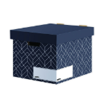 Bankers Box BANKERS BOX DECOR STOR BOX BLUE PK5
