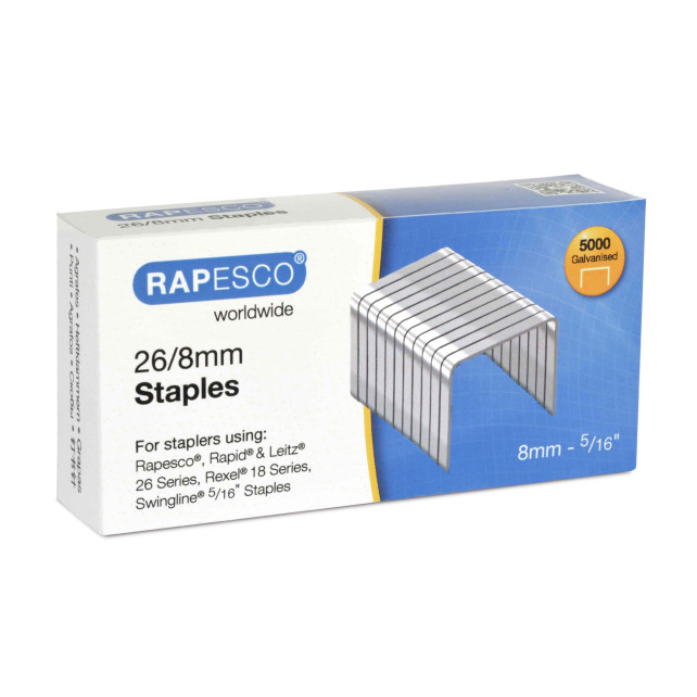 Rapesco S11880Z3 staples Staples pack 5000 staples, 456 in distributor