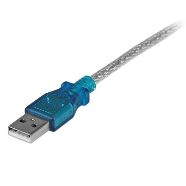 StarTech.com 1 Port USB to RS232 DB9 Serial Adapter Cable - M/M