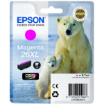 Epson C13T26334010/26XL Ink cartridge magenta high-capacity XL, 700 pages 9.7ml for Epson XP 600