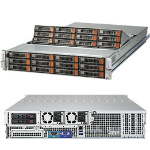 Supermicro SSG-6029P-E1CR24L server barebone Intel® C621 LGA 3647 (Socket P) Rack (2U) Black