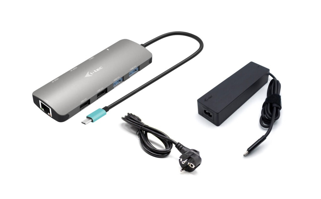 i-tec Metal USB-C Nano 2x Display Docking Station with PD 100 W + Char