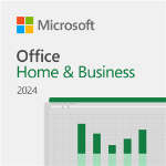 Microsoft Office Home & Business 2024 English APAC Medialess Retail New. Word, Excel, Power Point, Outlook for PC and Mac