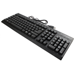 Q-CONNECT Q-CONNECT BLACK WIRED KEYBOARD