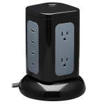 Tripp Lite TLP606UCTOWER surge protector Black, Gray 6 AC outlet(s) 120 V 96.1" (2.44 m)