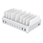 4XEM 4X10PORTUSBACCS mobile device charger Laptop, Smartphone, Tablet White AC Fast charging Indoor