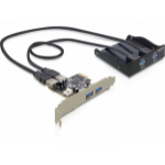 DeLOCK Front Panel + PCI Express Card interface cards/adapter Internal USB 3.2 Gen 1 (3.1 Gen 1)