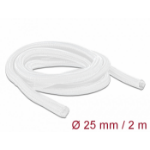 DeLOCK Braided Sleeve self-closing 2 m x 25 mm white