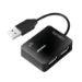 LogiLink UA0139 interface hub USB 2.0 Type-A 480 Mbit/s Black
