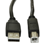 Akyga AK-USB-04 USB cable USB 2.0 1.8 m USB A USB B Black