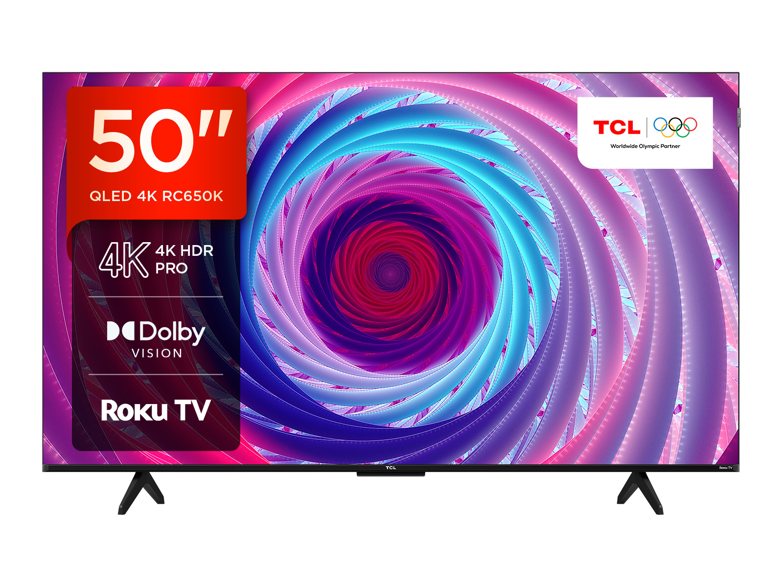 Photos - Television TCL 50RC650K TV 127 cm  4K Ultra HD Smart TV Wi-Fi Black (50")