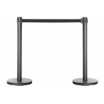 SECO by Stewart Superior SECO Retractable 2m Post Black with Black Tape - RQB-1BLK DD