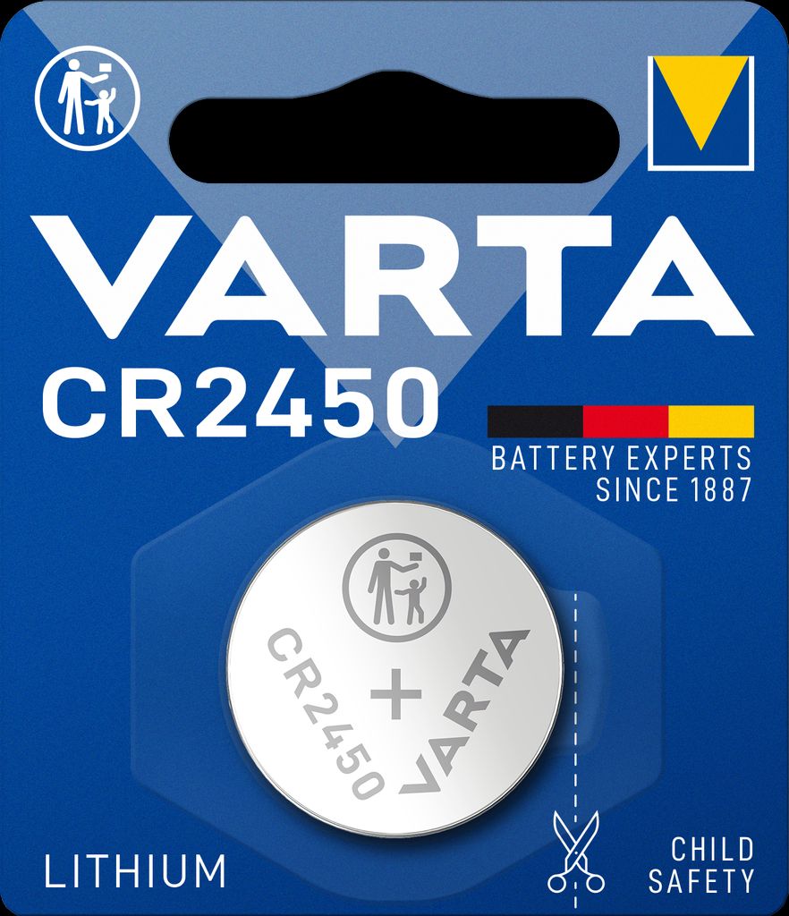 EU Product - Lithium Coin button cell battery CR2450 thumbnail