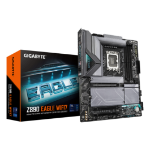 GIGABYTE Z890 EAGLE WIFI7 Motherboard - Supports Intel Core Ultra (Series 2) CPUs, 14+1+2 phases VRM, up to 8800MHz DDR5 (OC), 1xPCIe 5.0 + 3xPCIe 4.0, Wi-Fi 7, 2.5GbE LAN, USB 4