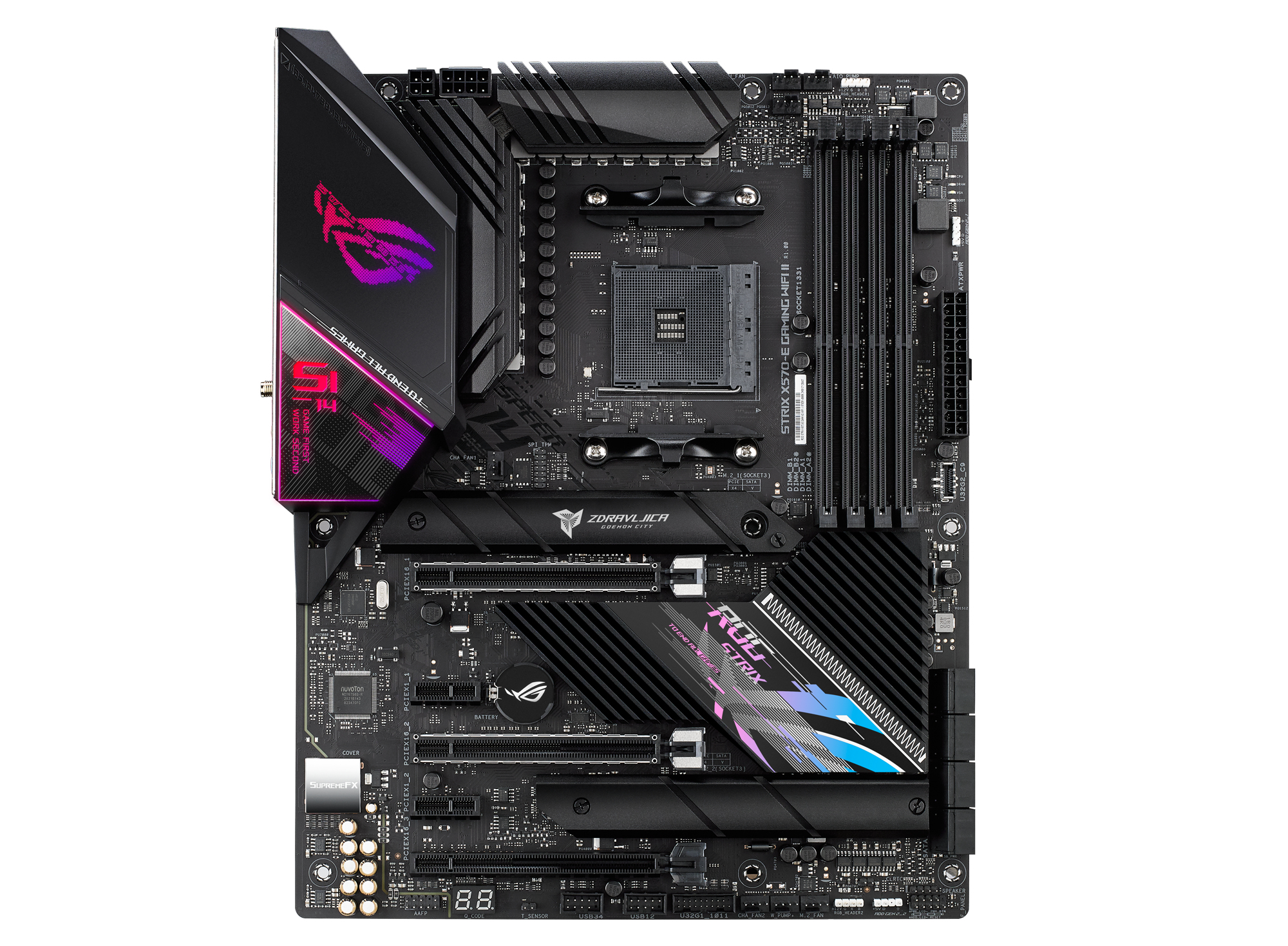 Rog Strix X570-E Gaming Wifi Ii Amd X570 Stik Am4 Atx, Bundkort | Asus | US