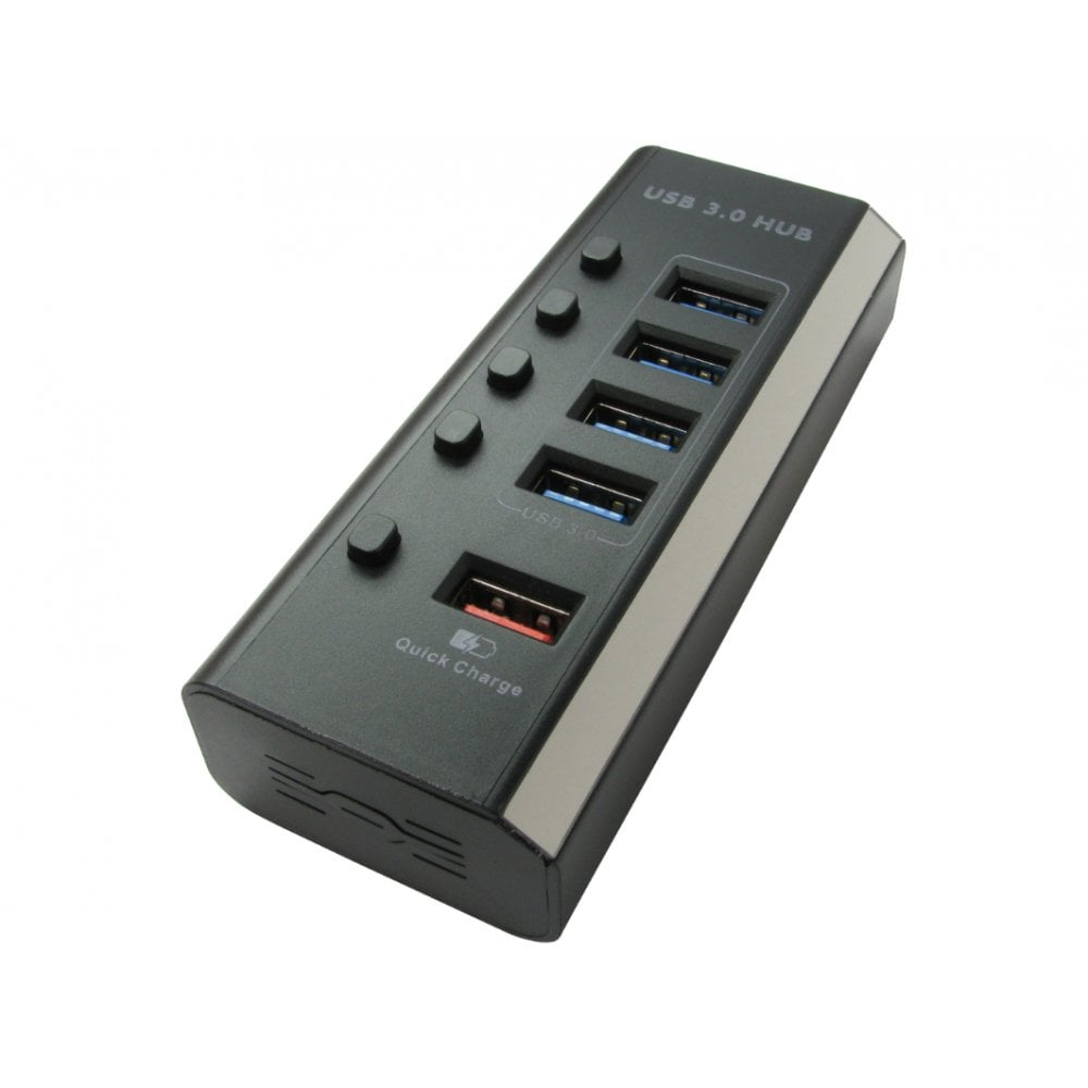Photos - Card Reader / USB Hub Cables Direct NLUSB3-422P interface hub USB 3.2 Gen 1  Type (3.1 Gen 1)