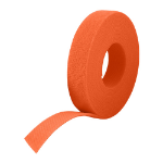 Cablenet 25m Reel x 30mm Velcro One Wrap Continuous Tape Orange