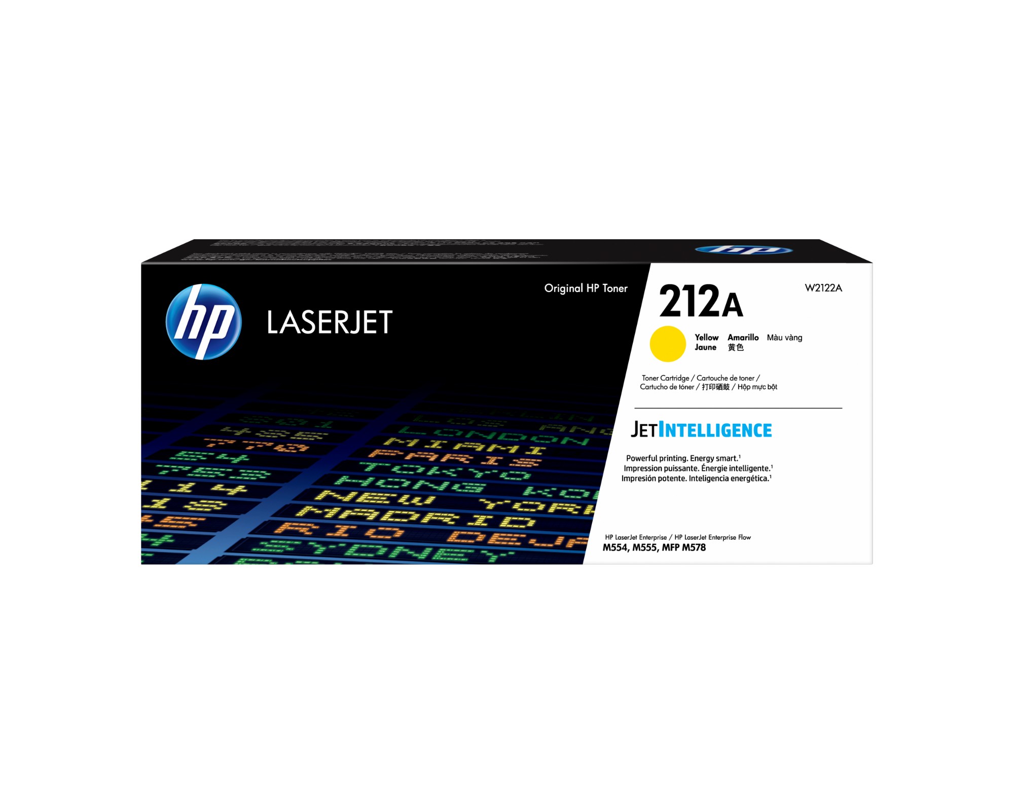 HP W2122A/212A Toner cartridge yellow, 4.5K pages ISO/IEC 19752 for HP CLJ M 554