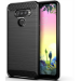 JLC LG K50S Brushed Silicone Case - Black