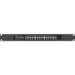 Lanberg RSFE-24P-2C-360 network switch Unmanaged Gigabit Ethernet (10/100/1000) Power over Ethernet (PoE) 1U Black