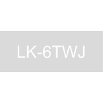 Epson LK-6TWJ Transparant, Wit